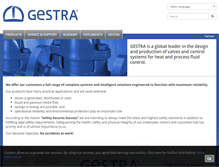 Tablet Screenshot of gestra.com